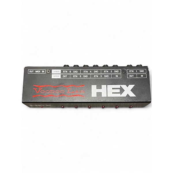 Used Voodoo Lab Hex Audio Loop Switcher Signal Processor
