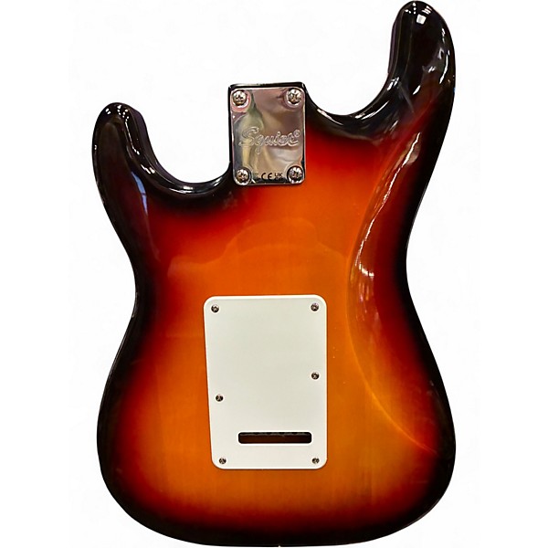 Used Squier Stratocaster 2 Color Sunburst Solid Body Electric Guitar