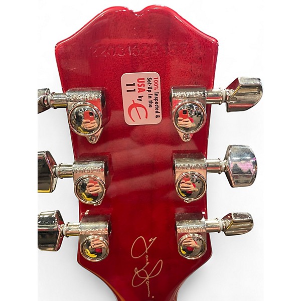 Used Epiphone Tony Iommi SG Custom Worn Cherry Solid Body Electric Guitar