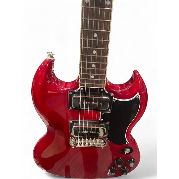 Used Epiphone Tony Iommi SG Custom Worn Cherry Solid Body Electric Guitar