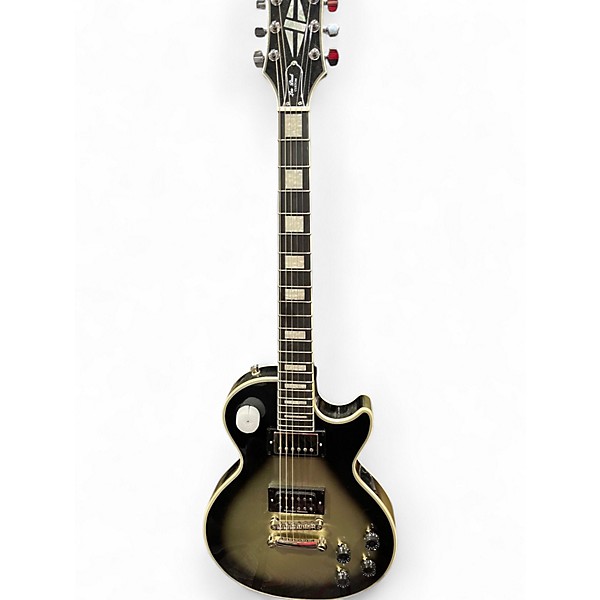 Used Epiphone ADAM JONES LES PAUL Black and Silver Solid Body Electric Guitar