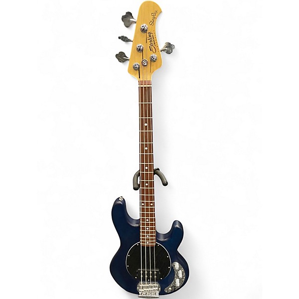 Used Sterling by Music Man SUB RAY 4 Trans Blue Electric Bass Guitar