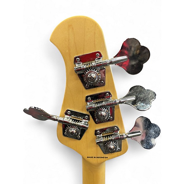 Used Sterling by Music Man SUB RAY 4 Trans Blue Electric Bass Guitar