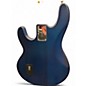 Used Sterling by Music Man SUB RAY 4 Trans Blue Electric Bass Guitar