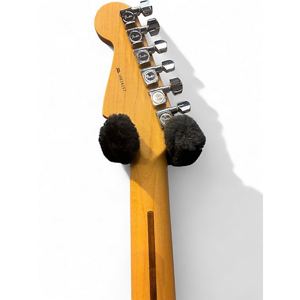 Used 2010 Fender American Standard Stratocaster Charcoal Frost Metallic Solid Body Electric Guitar