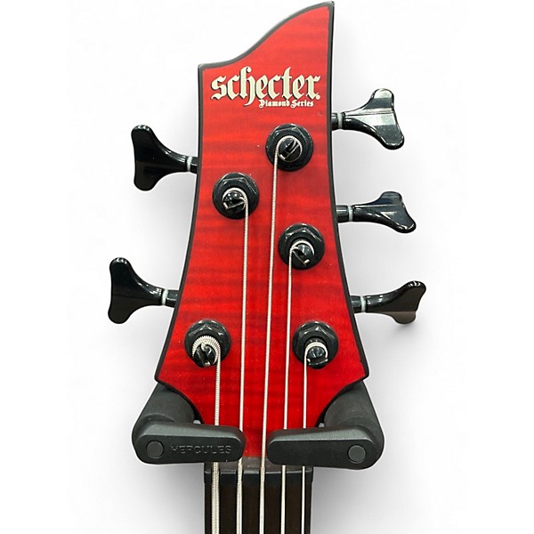 Used Schecter Guitar Research C5 GT RED Electric Bass Guitar