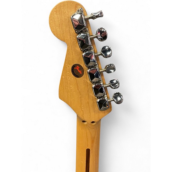 Used Fender Player Stratocaster HSS Floyd Rose Black Solid Body Electric Guitar