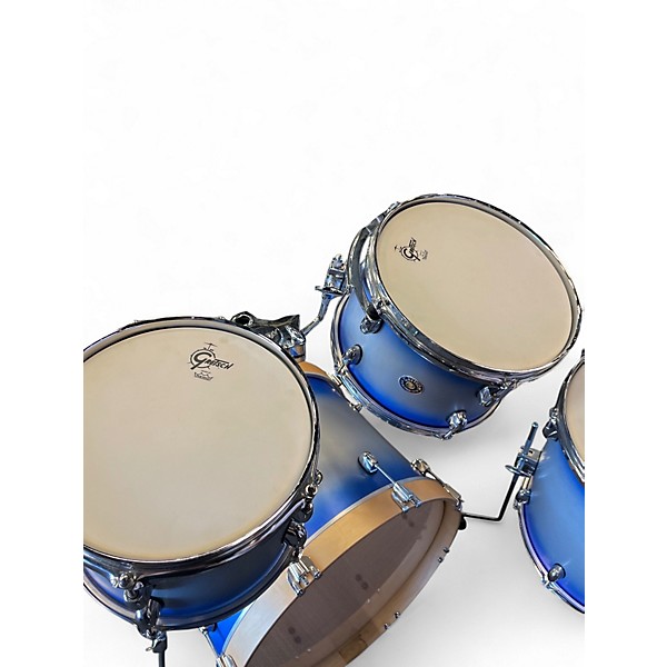 Used Gretsch Drums 4 Piece Catalina Blue Drum Kit