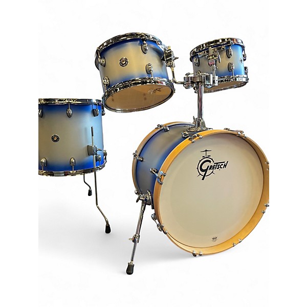 Used Gretsch Drums 4 Piece Catalina Blue Drum Kit