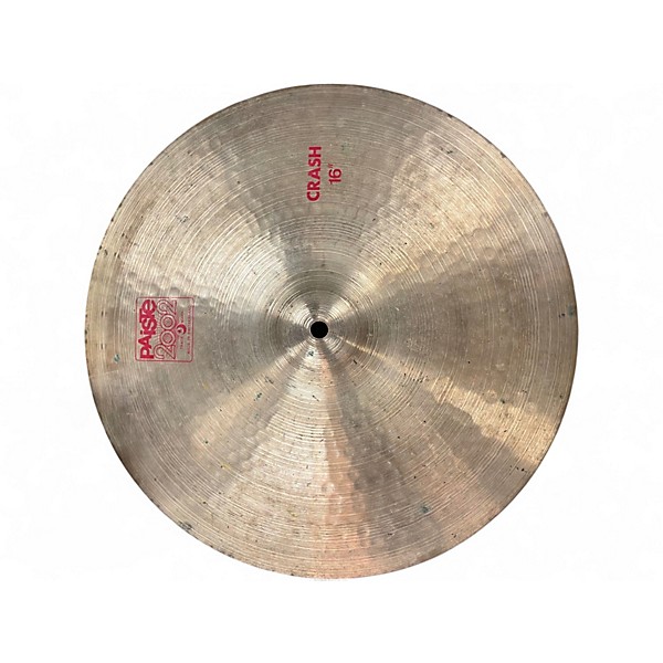 Used Paiste 16in 2002 Crash Cymbal
