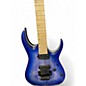 Used Ibanez RGAR42MFMT Jewel Blue Solid Body Electric Guitar