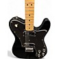 Used Fender 1972 Reissue Telecaster Deluxe Black Solid Body Electric Guitar