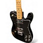 Used Fender 1972 Reissue Telecaster Deluxe Black Solid Body Electric Guitar