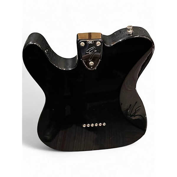 Used Fender 1972 Reissue Telecaster Deluxe Black Solid Body Electric Guitar