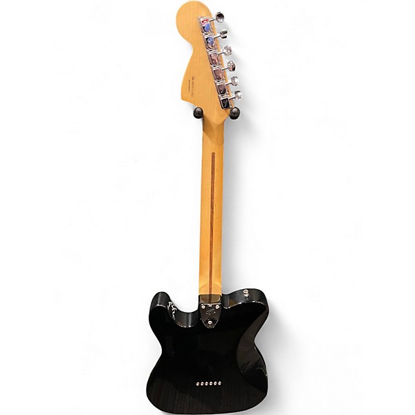 Used Fender 1972 Reissue Telecaster Deluxe Black Solid Body Electric Guitar
