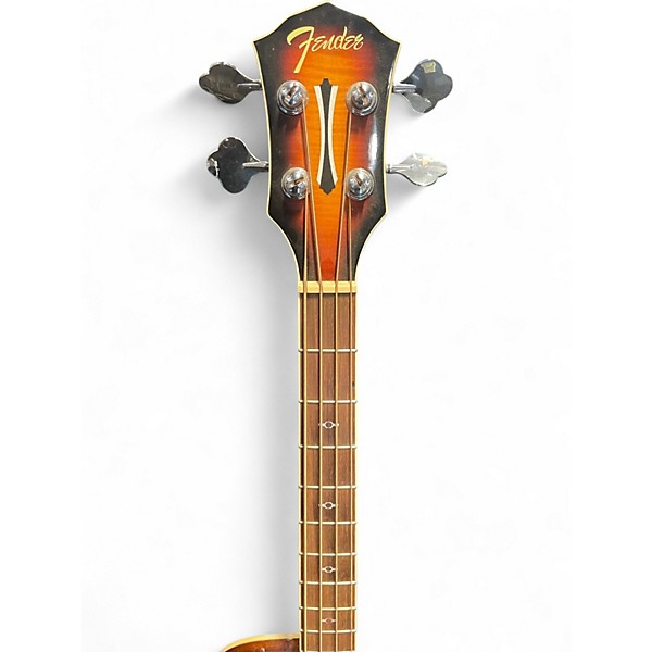 Used Fender FA450CE 3 Tone Sunburst Acoustic Bass Guitar