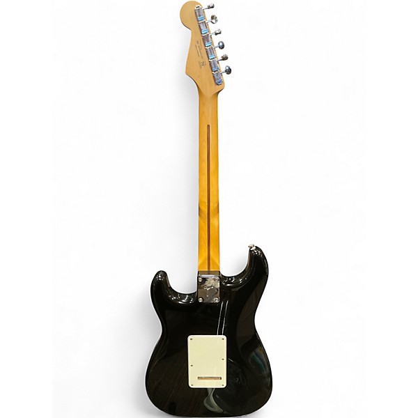 Used Fender Player Stratocaster HSS Black and White Solid Body Electric Guitar