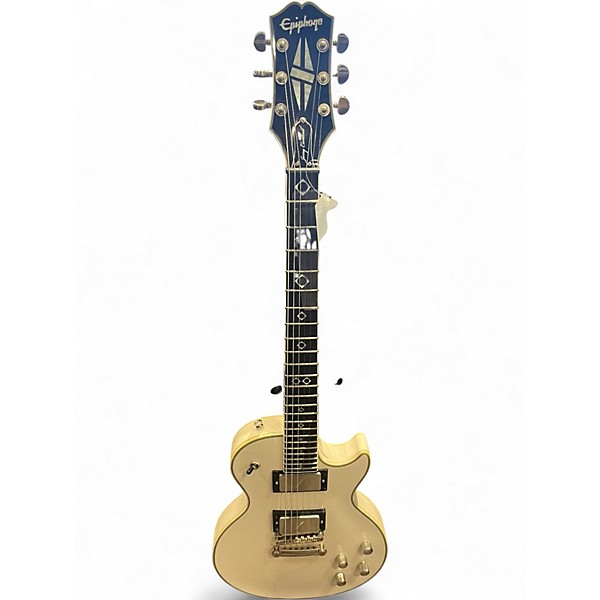 Used Epiphone Les Paul Jerry Cantrell Alpine White Solid Body Electric Guitar