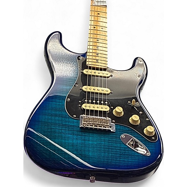 Used 2019 Fender Player Stratocaster HSS Plus Top Blue Burst Solid Body Electric Guitar