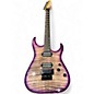 Used 2021 Schecter Guitar Research Sunset Classic II Floyd Rose VIOLET ICE Solid Body Electric Guitar thumbnail