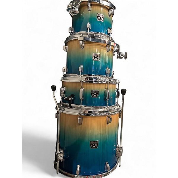 Used 2020s TAMA 5 Piece Superstar Sapphire Blue Trans Drum Kit