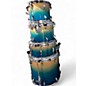 Used 2020s TAMA 5 Piece Superstar Sapphire Blue Trans Drum Kit