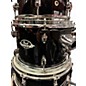 Used Pearl 5 Piece Export Black Drum Kit