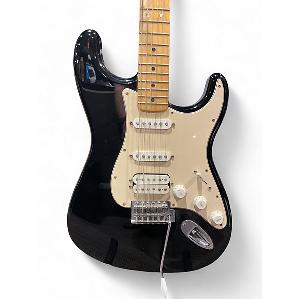 Used Fender Player Stratocaster HSS Black Solid Body Electric Guitar