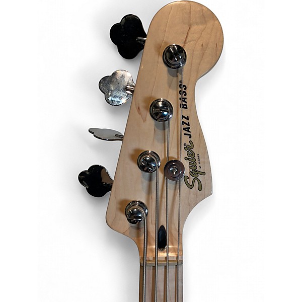 Used Squier Affinity Jazz Bass Olympic White Electric Bass Guitar