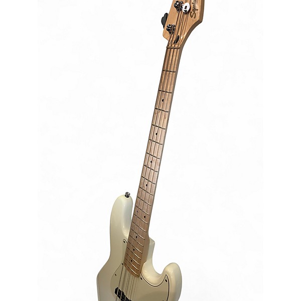 Used Squier Affinity Jazz Bass Olympic White Electric Bass Guitar