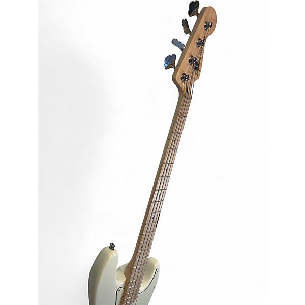 Used Squier Affinity Jazz Bass Olympic White Electric Bass Guitar