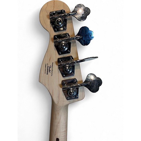 Used Squier Affinity Jazz Bass Olympic White Electric Bass Guitar