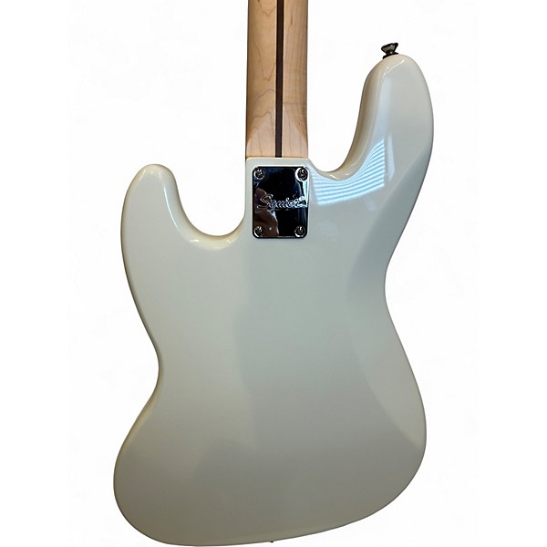 Used Squier Affinity Jazz Bass Olympic White Electric Bass Guitar