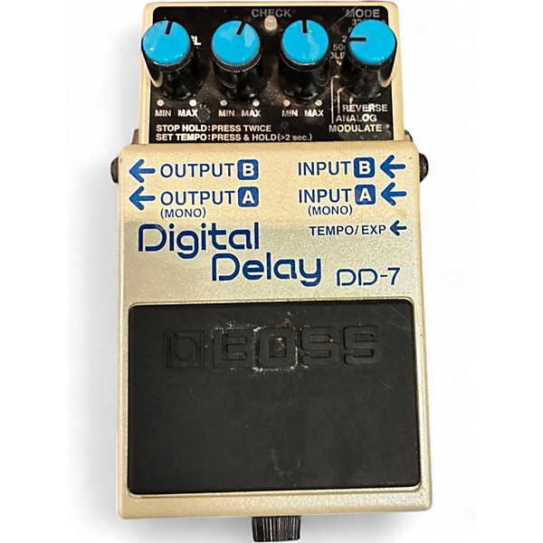 Used BOSS DD7 Digital Delay Effect Pedal