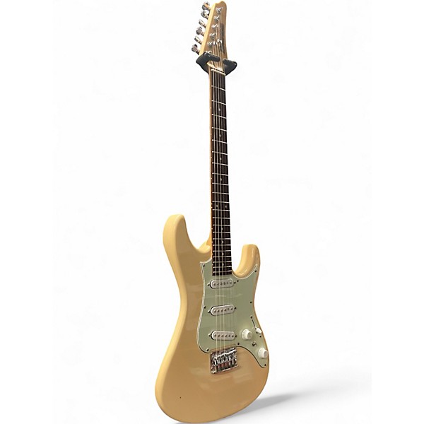 Used Ibanez  AZ Essentials Electric Guitar Ivory Antique Ivory Solid Body Electric Guitar