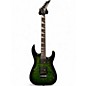 Used Jackson JS32 Dinky Transparent Green Burst Solid Body Electric Guitar thumbnail