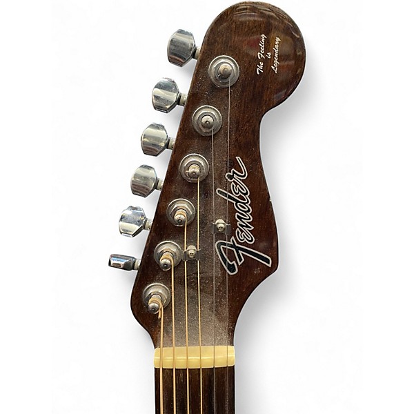 Used Fender Newporter Player Mahogany Acoustic Electric Guitar