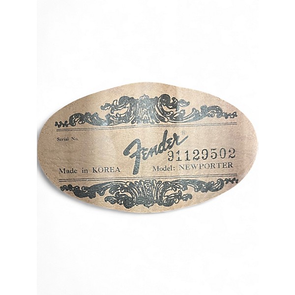 Used Fender Newporter Player Mahogany Acoustic Electric Guitar