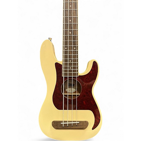 Used Fender Fullerton Precision Bass White Ukulele