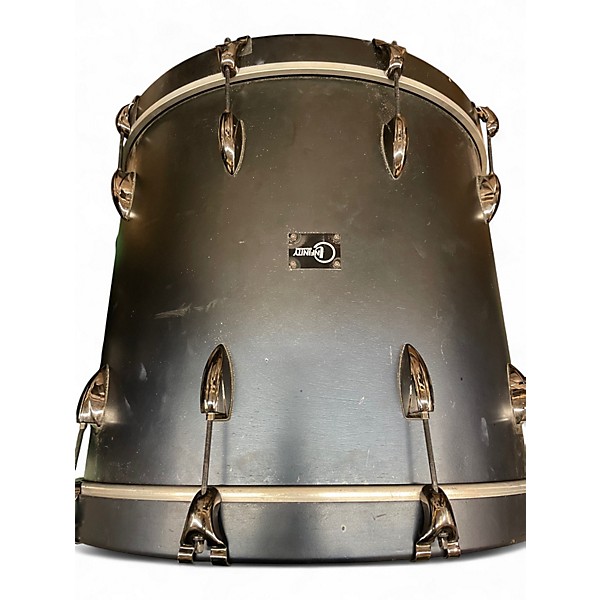 Used Infinity Drumworks 5 Piece Bubinga Maple Black Drum Kit