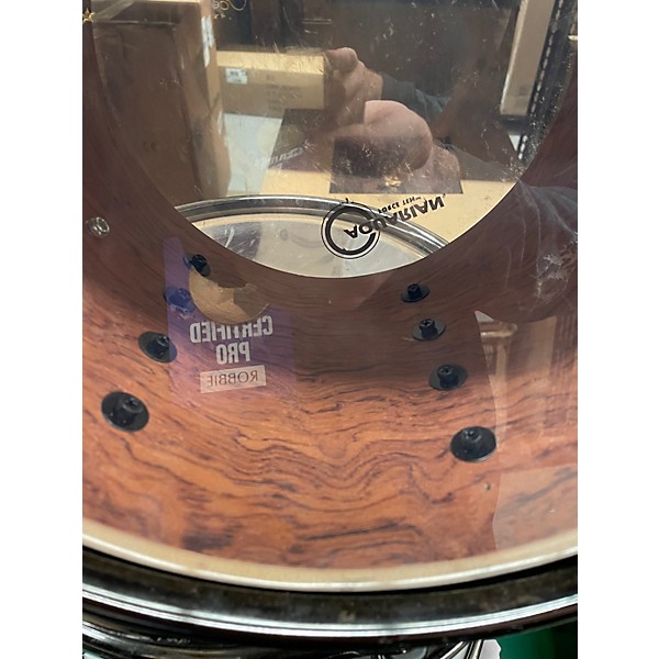 Used Infinity Drumworks 5 Piece Bubinga Maple Black Drum Kit
