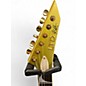 Used ESP LTD V Kirk Hammet Signature Metallic Gold Solid Body Electric Guitar