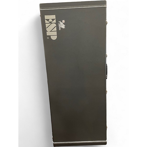 Used ESP LTD V Kirk Hammet Signature Metallic Gold Solid Body Electric Guitar