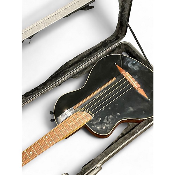 Used Renaissance RICK TURNER RV4  Black Electric Bass Guitar