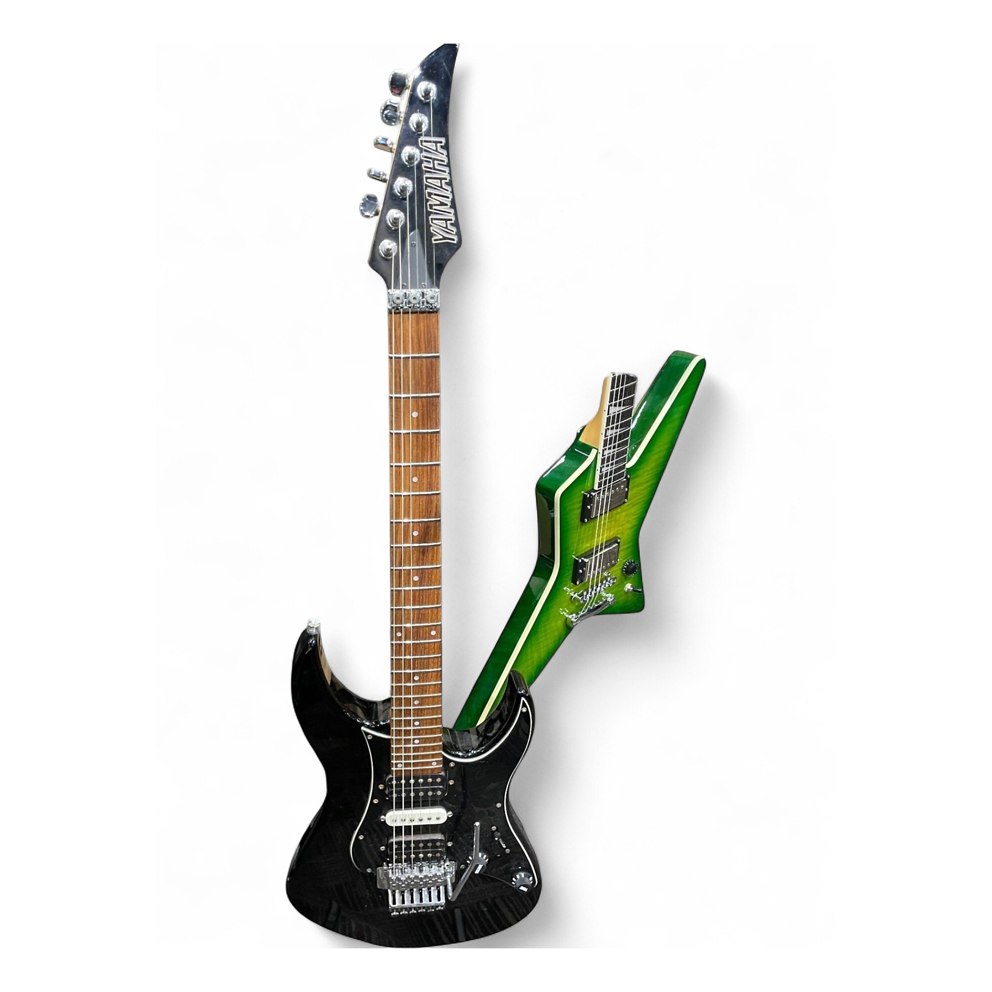 Used Yamaha RGZ321P Black Solid Body Electric Guitar Black