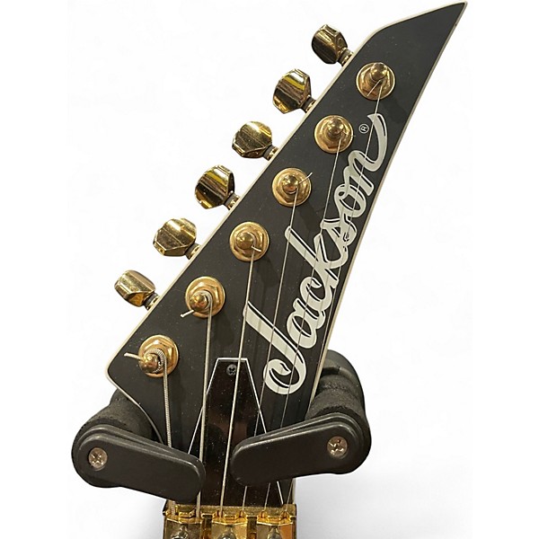 Used Jackson SOLOIUST SLX DX  Satin Black Solid Body Electric Guitar