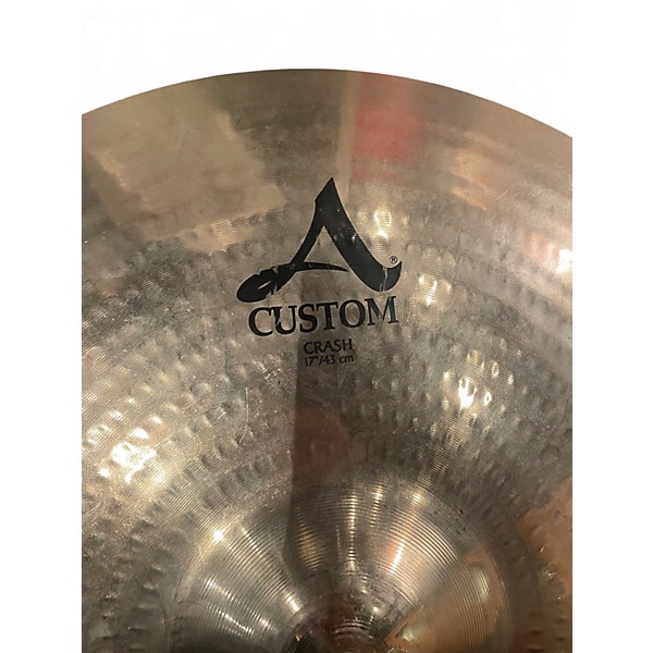 Used Zildjian 17in A Custom Crash Cymbal