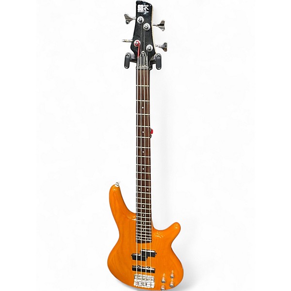Used Ibanez SR390 Orange Electric Bass Guitar
