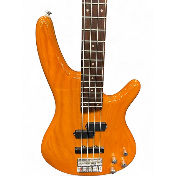 Used Ibanez SR390 Orange Electric Bass Guitar