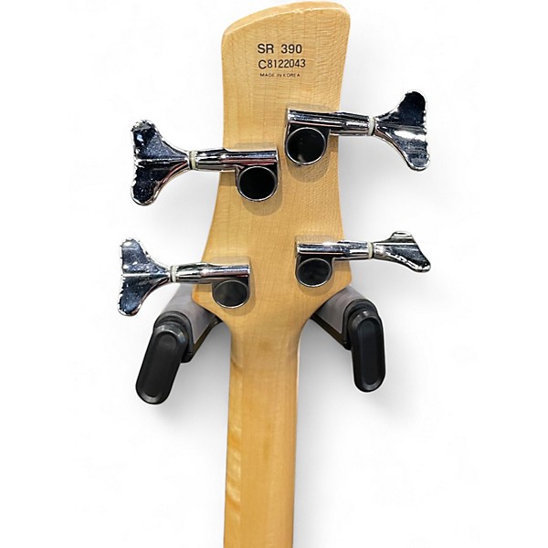 Used Ibanez SR390 Orange Electric Bass Guitar